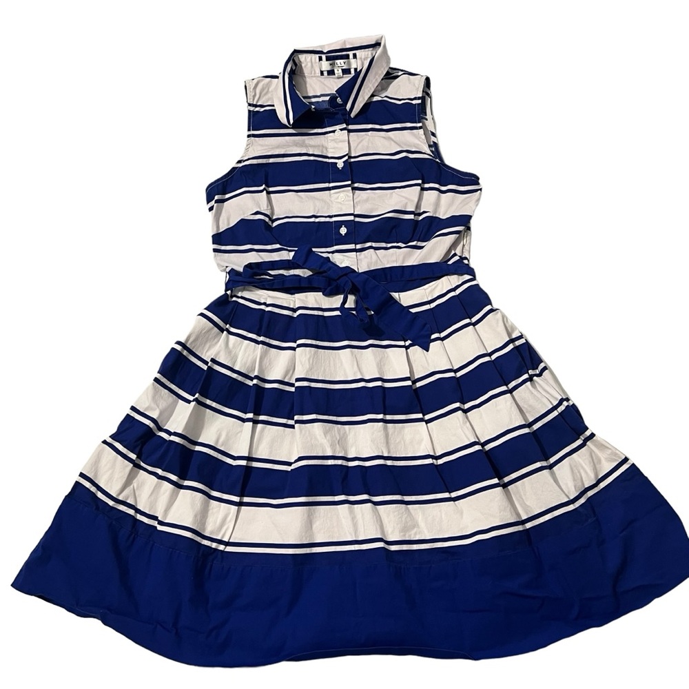 Milly - Womens Nautical Style A-line Dress Sz. 6 - Picture 4 of 11